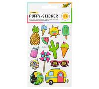 folia Paquete de 13 pegatinas hinchadas ideales para decorar tarjetas, manualidades y álbumes de recortes, coloridas, talla única