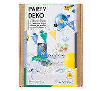 folia- Party-Deko Boys, 41 Piezas, Set con serpentinas, guirnaldas, Globos Decoraciones, Bonito Equipamiento para cumpleaños, Fiestas y Muchas Otras Ocasiones. (Bringmann 45403)