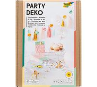 folia- Party - Deko Girls, 41 Piezas, Set con serpentinas, guirnaldas, Globos Decoraciones, Bonito Equipamiento para cumpleaños, Fiestas y Muchas Otras Ocasiones. (Bringmann 45402)