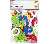 Folia Selbstklebend Filzstanzteile, buchstaben (150 piezas) oder Zahlen (120 Cartas , color/modelo surtido