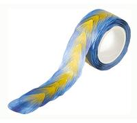 folia- Washi-Lote de 200 Pegatinas de Papel de arroz, diseño de Flores Azules, Ideales Decorar, Multicolor (26502)