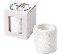 folia White Flowers Washi Rice Paper Lace Trim Approx 5m Sticks to Many Surfaces