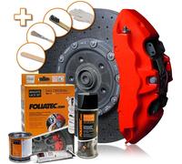 Foliatec 2175 Set Pintar Alicates Freno Altos Temperatura Rojo Mate Tuning Coche