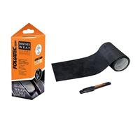 Foliatec Cockpit Panther Wrap - Película de Gamuza para Cabina de Coche, Color Negro, 15 x 140 cm