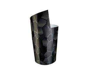 Foliatec F3175 Cockpit Película de Diseño Hexagon Estructura-Negra 50x50cm