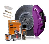 Foliatec Juego de pintura para pinzas de freno, Deep Violet, juego de 7 piezas