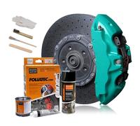 Foliatec Juego de pintura para pinzas de freno, Ocean Turquoise, juego de 7 piezas