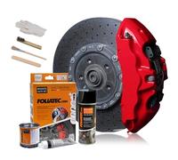 Foliatec Juego de pintura para pinzas de freno, Racing Rosso, juego de 7 piezas