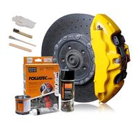 Foliatec Juego de pintura para pinzas de freno, Speed Yellow, juego de 7 piezas