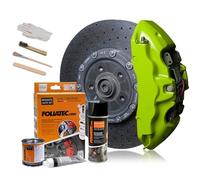 Foliatec Juego de pintura para pinzas de freno, Toxic Green, juego de 7 piezas