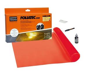 FOLIATEC Lámina de plástico Tintada, Rojo, 30 x 100 cm