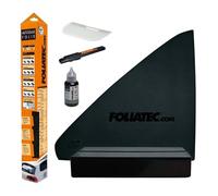 FOLIATEC Lámina Tintada para Lunas, BLACKNIGHT Reflex Superdark, 76 x 300 cm, con documentación, 95% de oscurecimiento
