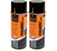 Foliatec Sitz und Leder Farbspray, schwarz matt (Paquete de 2)