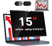 Folie de Privacidad Magnética para 15 pulgadas Microsoft Surface Laptop 6/5/4/3/2/1, Folie Anti-Visión Desmontable para Surface Laptop 15“, con Anti-Reflejo, Anti-Luz Azul y Funcionalidad Anti-Visión