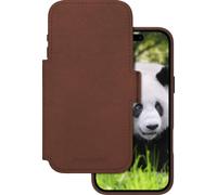 Folio Lynge MagSafe iPhone 17 Pro Max bronceado oscuro
