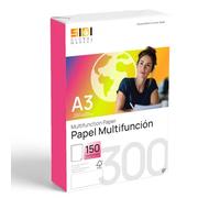 Folios A3 300gr, Papel Alta Rigidez para Invitaciones, Tarjetas y Proyectos Especiales, Papel DIN A3 297x420mm para Presentaciones Profesionales, Compatible Impresora Láser e Inkjet-SIDI(300gr, 150h)