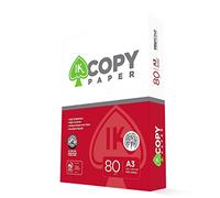 Folios A3 80gr Copy Paper, Paquete de 500 Hojas, Papel Multifunción para Impresora Inkjet y Láser, DIN A3 297 x 420 mm Ideales para Oficina y Hogar - COMFORT HOUSE