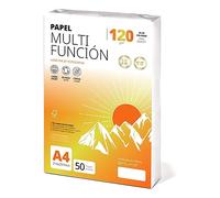 Folios a4 120gr 50 hojas, Papel Multiusos para Impresora, Folios para Impresoras Láser y de Inyección, Fotocopiadora, Para uso Oficina, Material Escolar, Paquete de Papel - Ofituria (120gr, 50h)