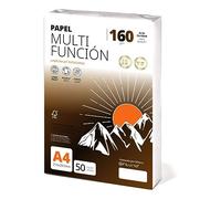 Folios a4 160gr 50 hojas, Papel Multiusos para Impresora, Folios para Impresoras Láser y de Inyección, Fotocopiadora, Para uso Oficina, Material Escolar, Paquete de folios - Ofituria (160gr, 50h)