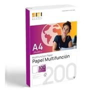Folios A4 200gr, Papel Alta Rigidez para Invitaciones, Tarjetas y Proyectos Especiales, Papel DIN A4 210x297mm para Presentaciones Profesionales, Compatible Impresora Láser e Inkjet-SIDI(200gr, 100h)