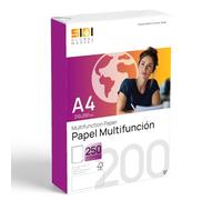 Folios A4 200gr, Papel Alta Rigidez para Invitaciones, Tarjetas y Proyectos Especiales, Papel DIN A4 210x297mm para Presentaciones Profesionales, Compatible Impresora Láser e Inkjet-SIDI(200gr, 250h)