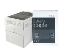 Folios Din A4 80gr, 500 Hojas, Papel Blanco Premium para Impresora Multifunción, para Uso de Oficina, Material Escolar, Paquete de Impresión Multiusos (5)