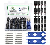 Foliv 26 pares de conectores solares, IP67, conector para panel solar, macho/hembra, conector solar, conector fotovoltaico para panel solar de 2,5/4/6 mm², cable fotovoltaico