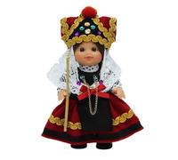 Folk Artesanía Muñeca colección Regional 15 cm. Vestido típico Segoviana Segovia, Fabricada en España Muñecas