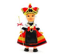 Folk Artesanía Muñeca colección Regional 25 cm. Vestido típico Segoviana Segovia, Fabricada en España Muñecas