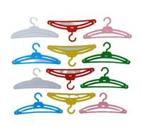 Folk Artesanía Perchas Armario Ropa Muñecas Set 48 Uds. Válido para Muñecas Colección Sintra, Simona, Elena, Lara, Mari's, Pepa's, Naia o Clásica de 42 Cm - Medidas Largo Percha: 10 Cm