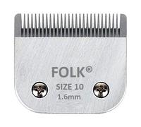 Folk Cabezal Cuchillas Intercambiable Serie A5 de 1,6 mm 28 Puntas Numero #10, Wahl, Andis, Aesculap, Moser, Oster, Liveryman, GTS