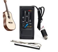 Folk Classic Guitarra Pickup - EQ-505 3-Band EQ Recogida de guitarra acústica - Material ABS | 4 ecualizador de 3 bandas 120g, para uso de guitarra acústica y eléctrica-acústica