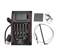 Folk Guitar Preamp - Guitar Preamp Pickup | Portable Natural Tone Pickup, 5 Band Adjustable, Acoustic Guitars Tuner System,for Adults Professionals Enthusiasts Beginners Music Lovers