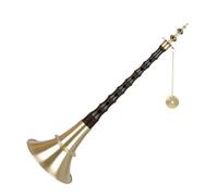 Folk Suona Palo De Aluminio Ébano Folk Suona Grande Principiantes Suona Instrumentos (Color : 29.8 long)