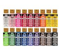 FolkArt Acrylic Paint in Assorted Colors (2-Ounce), PROMOFAI Colors I (18-Pack)