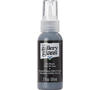 FolkArt Gallery Glass Paint 2oz-Jet Black