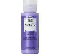 FolkArt Metallic Acrylic Paint in Assorted Colors (2 oz), 654, Amethyst
