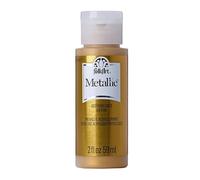 FolkArt Metallic Acrylic Paint in Assorted Colors (2 oz), 660, Pure Gold