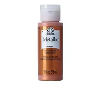 FolkArt Metallic Acrylic Paint in Assorted Colors (2 oz), 663, Solid Bronze
