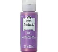 FolkArt Metallic Acrylic Paint in Assorted Colors (2 oz), 668, Plum