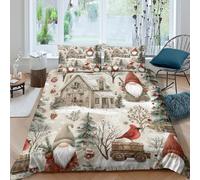 FolkArtStyleDesign Funda de Edredón Microfibra Juego de 3 Piezas Impresión 3D Cierre de FolkArtStyleDesign Funda Edredon Funda de Almohada a Juego Antialérgica Lavables for jóvenes King（220x240cm）