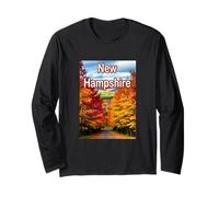 Follaje de otoño de New Hampshire NH Manga Larga