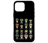 Follaje Plantas de Interior Gráfico Guía botánica Entusiastas de Las Plantas Carcasa para iPhone 16 Pro MAX