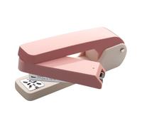 Folleto Binder - Agradora de folleto de 14 x 6 cm, grapadora de rotación de escritorio portátil, grapadora rotativa escolar, grapadora que conecta 50 páginas, estudiante u oficina