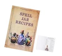 Folleto De Recetas De Tarros De Hechizos | Libro De Hechizos De Brujas Con Instrucciones De Activación | Guía Portátil De Artesanía De Brujas Para Fiestas De Viajes A Casa | Compendio Detallado De Pap