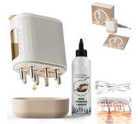 Follicle Activator 3.0 Scalp Machine, Electric Hair Oil Applicator for Hair Growth, Hair Scalp Oil Applicator with Hair Growth Oils & 6ml Tank, Follicle Activator 3.0 for Women (with oil)