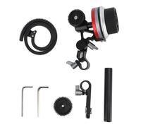 Follow Focus para Cámara Mirrorless y DSLR, Aleación de Aluminio con Rueda Manual y Anillo de Engranaje de Lente Ajustable - Control Preciso y Cambios Rápidos para Vídeo