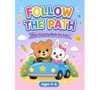 Follow the Path: Fun Activity Book for Kids Ages 4-6