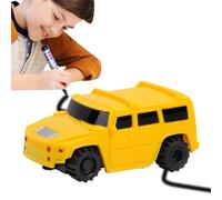 Follow The Pen Car: 8,5 x 4,5 x 5 cm Mini Sensor Vehículo Coche Inteligente ABS Inducción Coche de Técnica de Seguimiento de Línea Automático con de Detección Óptica | Juguete educativo para