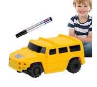 Follow The Pen Car - Vehículo De Ingeniería De Inducción Inteligente, Juguete Educativo Interactivo | Auto Educativo Creativo STEM Para Niños, Vehículo Con Línea De Escritura Inteligente, Trama